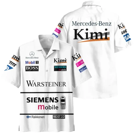 2003 Kimi Raikkonen Racing Suit McLaren F1 Hawaiian Shirt BLVAKR191125A2HW - F1 Fan Gear