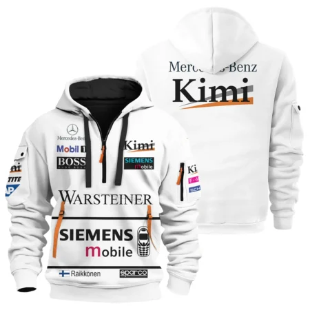 2003 Kimi Raikkonen Racing Suit McLaren F1 Hoodie Half Zip BLVAKR191125A2HDF - Race Day Outfit