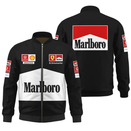 2004 Black Version Michael Schumacher Race Suit Ferrari F1 Bomber BLVAMC020925A11BB - Racing Lifestyle Clothing