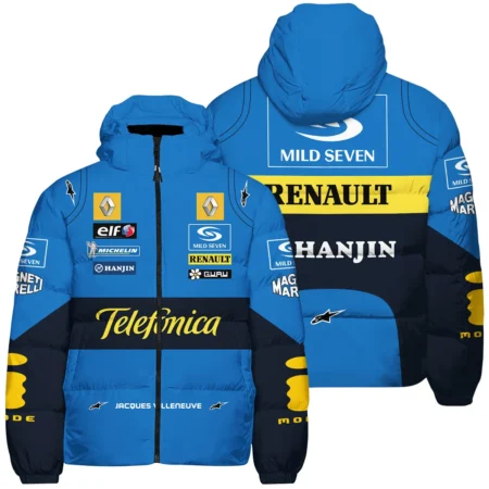 2004 Jacques Villeneuve Racing Suit Renault F1 Down & Puffer Jackets BLJV10825A6HCJ - Race Day Outfit