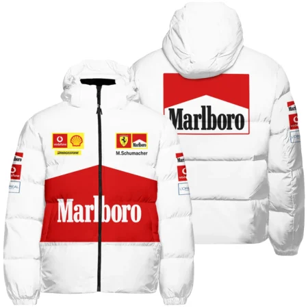 2004 White Version Michael Schumacher Race Suit Ferrari F1 Down & Puffer Jackets BLVAMC020925A10HCJ - Pit Lane Clothing