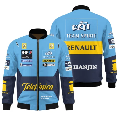 2005 Fernando Alonso Racing Suit Renault F1 Bomber BLVAFA030925A5BB - Pit Lane Clothing