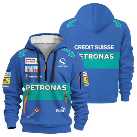 2005 Jacques Villeneuve Racing Suit F1 Hoodie Half Zip BLJV10825A7HDF - Motorsport Apparel