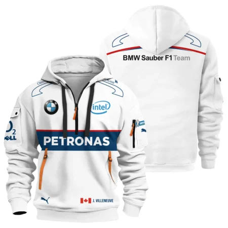 2006 Jacques Villeneuve Racing Suit F1 Hoodie Half Zip BLJV10825A8HDF - Trackside Outfit