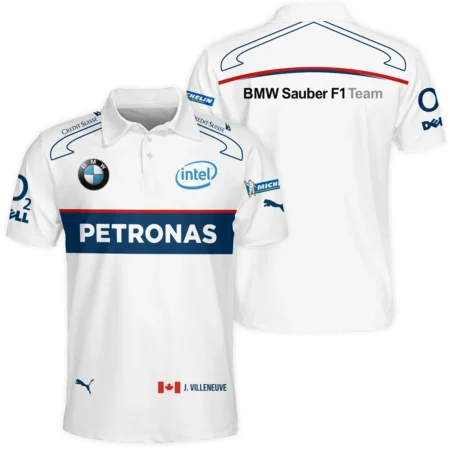 2006 Jacques Villeneuve Racing Suit F1 Polo Shirt BLJV10825A8PL - Formula Racing Apparel