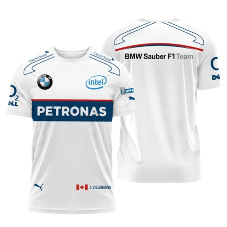 2006 Jacques Villeneuve Racing Suit F1 T-Shirt BLJV10825A8TS - Motorsport Lifestyle Wear