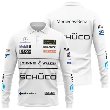 2006 Kimi Raikkonen Racing Suit McLaren F1 Long Polo Shirt BLVAKR191125A4LPL - Formula Racing Apparel