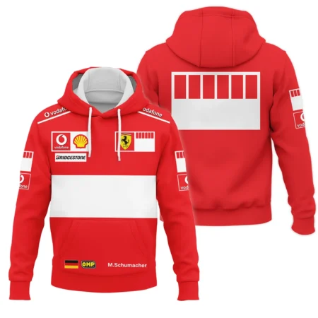 2006 Michael Schumacher Race Suit Ferrari F1 Hoodie BLVAMC020925A6HD - Trackside Outfit