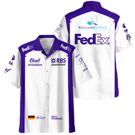 2006 Nico Rosberg Racing Suit Williams F1 Hawaiian Shirt BLVANR281125A2HW - Trackside Outfit