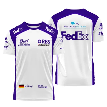 2006 Nico Rosberg Racing Suit Williams F1 T-Shirt BLVANR281125A2TS - Motorsport Apparel