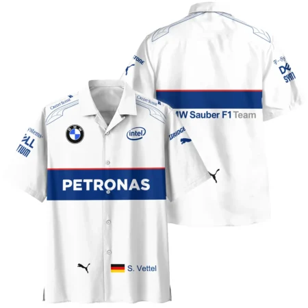2007 Sebastian Vettel Racing Suit BMW F1 Hawaiian Shirt BLVASV110925A1HW - Formula Racing Apparel