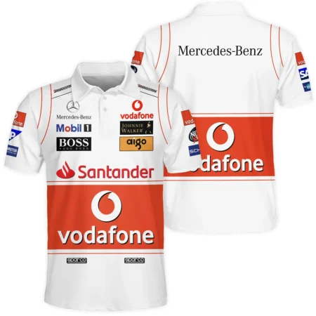 2008 Lewis Hamilton Racing Suit McLaren F1 Polo Shirt BLVALH260825A9PL - Trackside Outfit