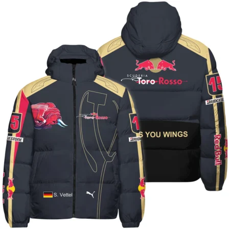 2008 Sebastian Vettel Racing Suit Toro Rosso F1 Down & Puffer Jackets BLVASV110925A9HCJ - Motorsport Apparel