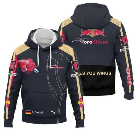 2008 Sebastian Vettel Racing Suit Toro Rosso F1 Hoodie BLVASV110925A9HD - F1 Fan Gear