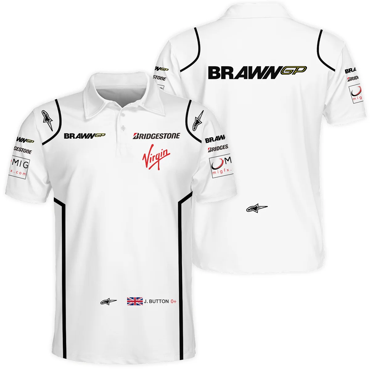 2009 Champion Racing Suit - Polo Shirt BLVAJB010925A5PL - Trackside Outfit