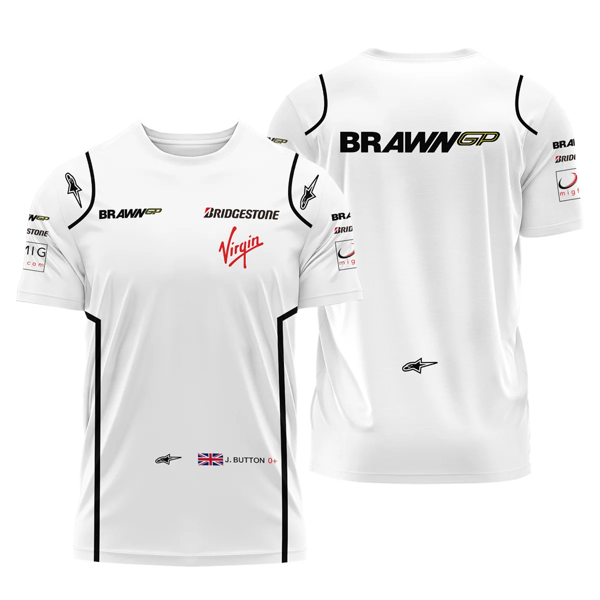 2009 Champion Racing Suit – T-Shirt BLVAJB010925A5TS - Formula Racing Apparel