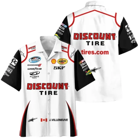 2011 Jacques Villeneuve Racing Suit F1 Hawaiian Shirt BLJV10825A9HW - Formula Racing Apparel