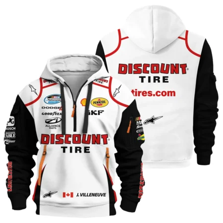 2011 Jacques Villeneuve Racing Suit F1 Hoodie Half Zip BLJV10825A9HDF - Motorsport Lifestyle Wear