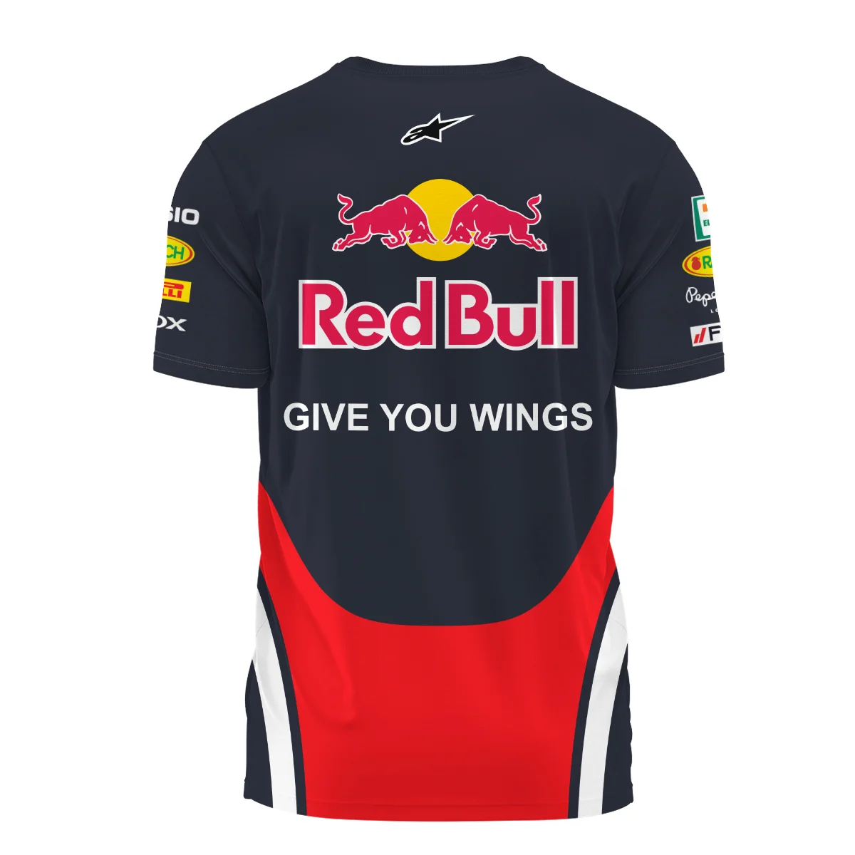 2011 Sebastian Vettel Racing Suit Red Bull Racing F1 T-Shirt BLVASV110925A6TS - Image 3