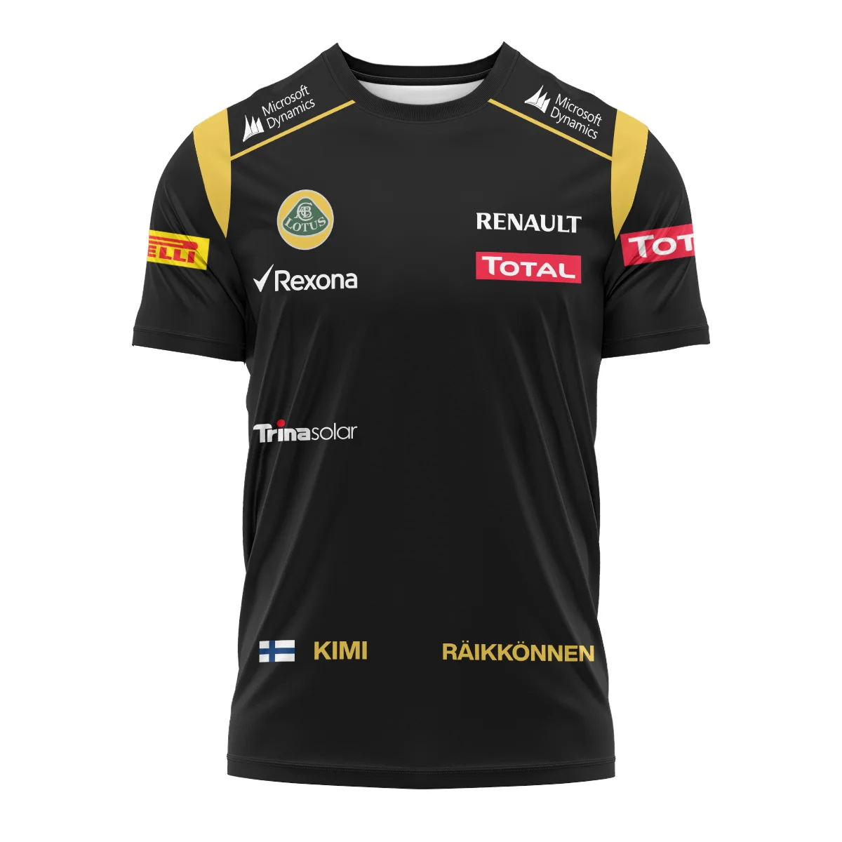 2012 Kimi Raikkonen Racing Suit Lotus T-Shirt BLVAKR191125A5TS - Image 2