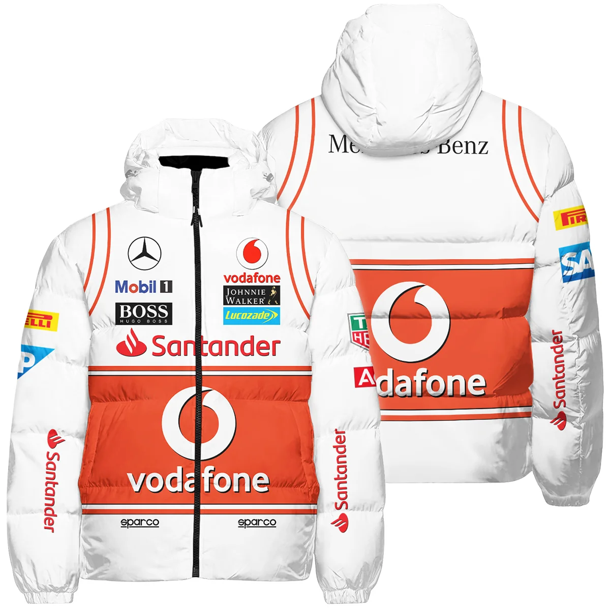 2013 Sergio Perez Racing Suit Force India F1 Down & Puffer Jackets BLVASP170925A9HCJ - F1 Fan Gear