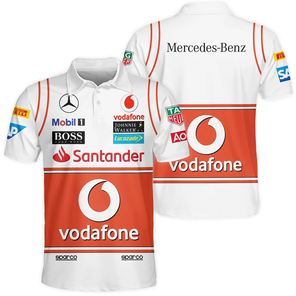 2013 Sergio Perez Racing Suit Force India F1 Polo Shirt BLVASP170925A9PL - Motorsport Lifestyle Wear