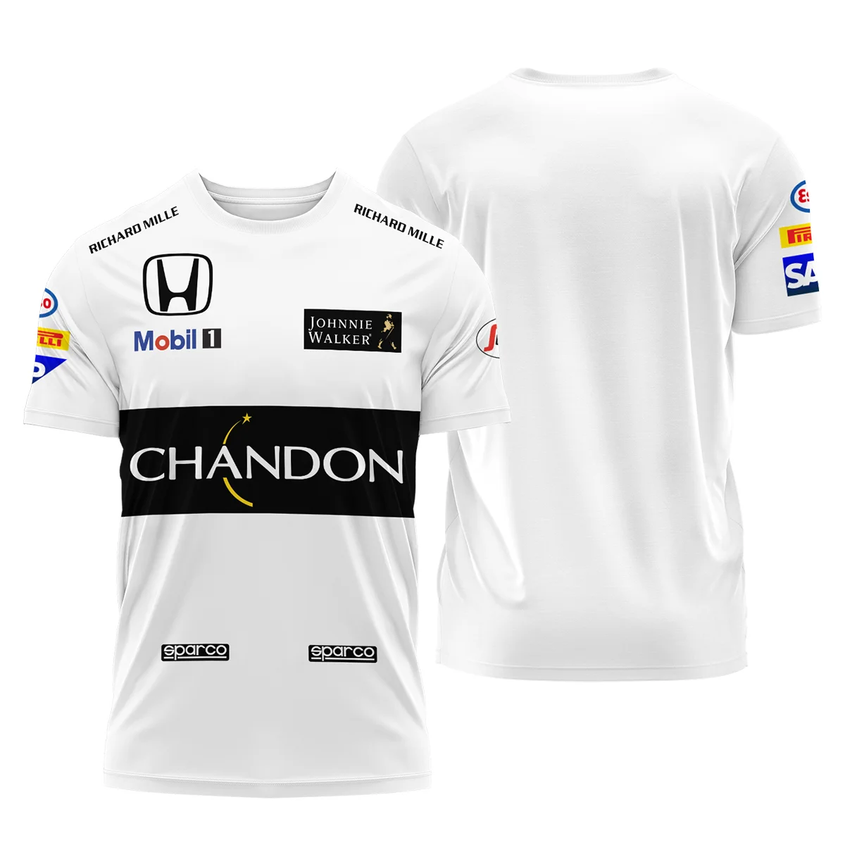 2015 Fernando Alonso Racing Suit McLaren F1 T-Shirt BLVAFA030925A2TS - Pit Lane Clothing