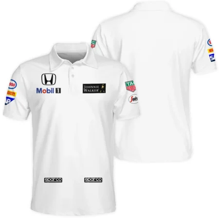 2015 Jenson Button Racing Suit McLaren F1 Polo Shirt BLVAJB010925A6PL - Formula Racing Apparel