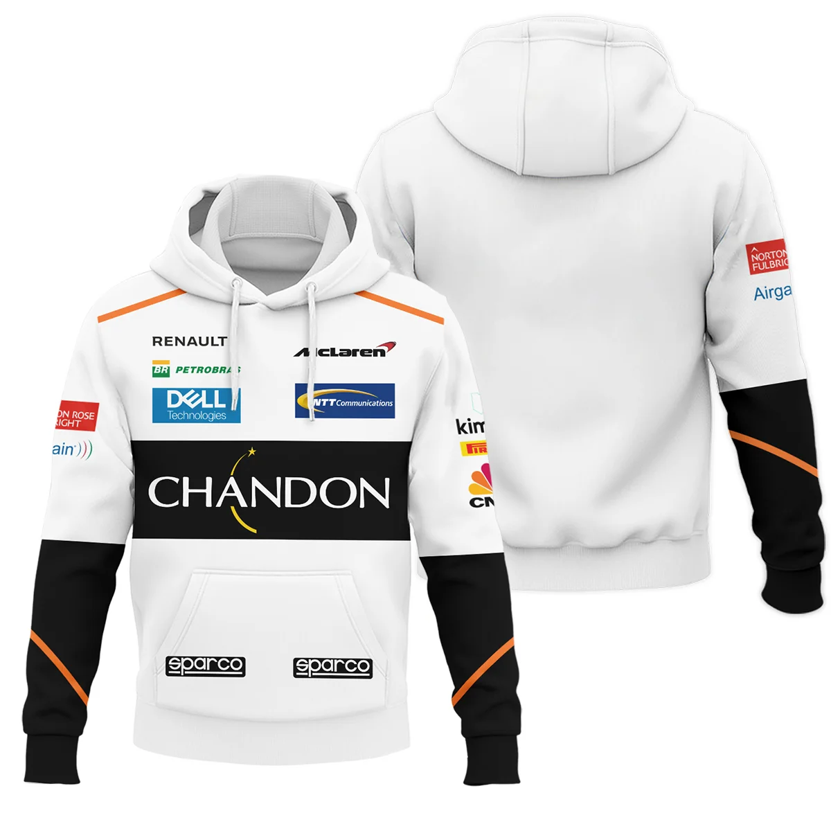 2016 Fernando Alonso Racing Suit McLaren F1 Hoodie BLVAFA030925A3HD - Race Day Outfit