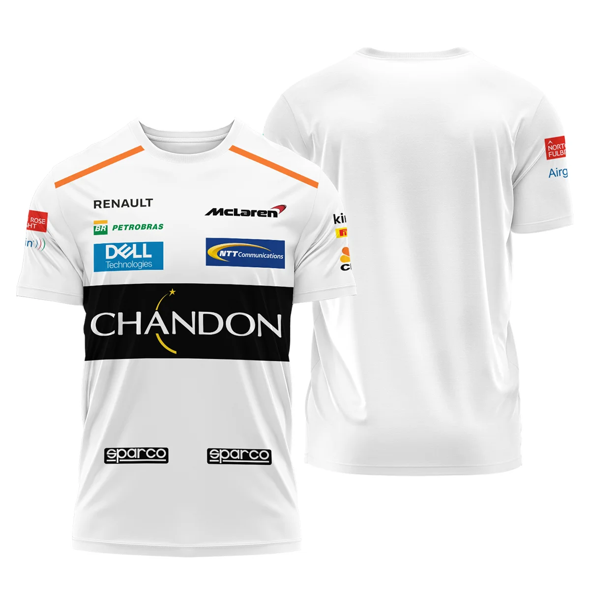 2016 Fernando Alonso Racing Suit McLaren F1 T-Shirt BLVAFA030925A3TS - Motorsport Apparel