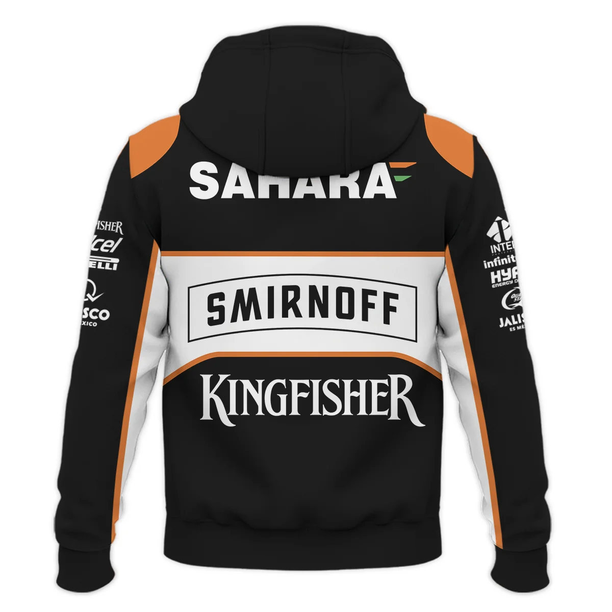 2016 Sergio Perez Racing Suit Force India F1 Hoodie BLVASP170925A6HD - Image 3