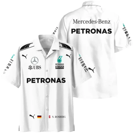 2016 WDC Nico Rosberg Racing Suit Mercedes F1 Hawaiian Shirt BLVANR281125A1HW - Pit Lane Clothing