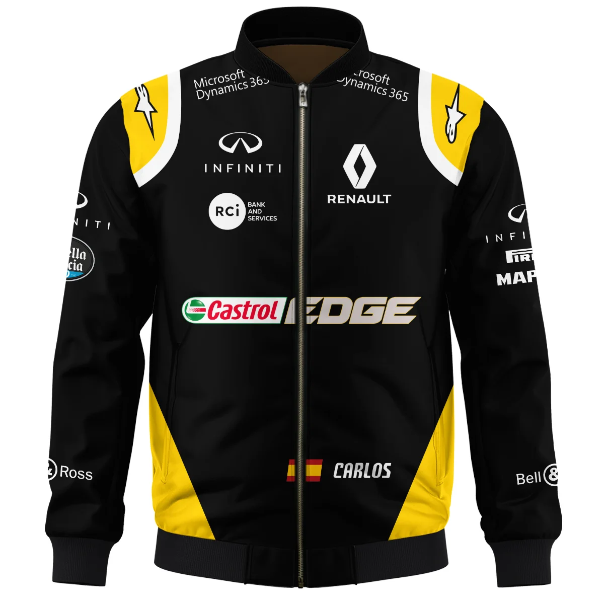 2017 Carlos Sainz Racing Suit Renault F1 Bomber BLVACS190825A2BB - Image 2