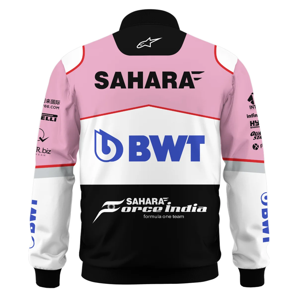 2017 George Russell Racing Suit Force India F1 Bomber BLVAGR080925A7BB - Image 3
