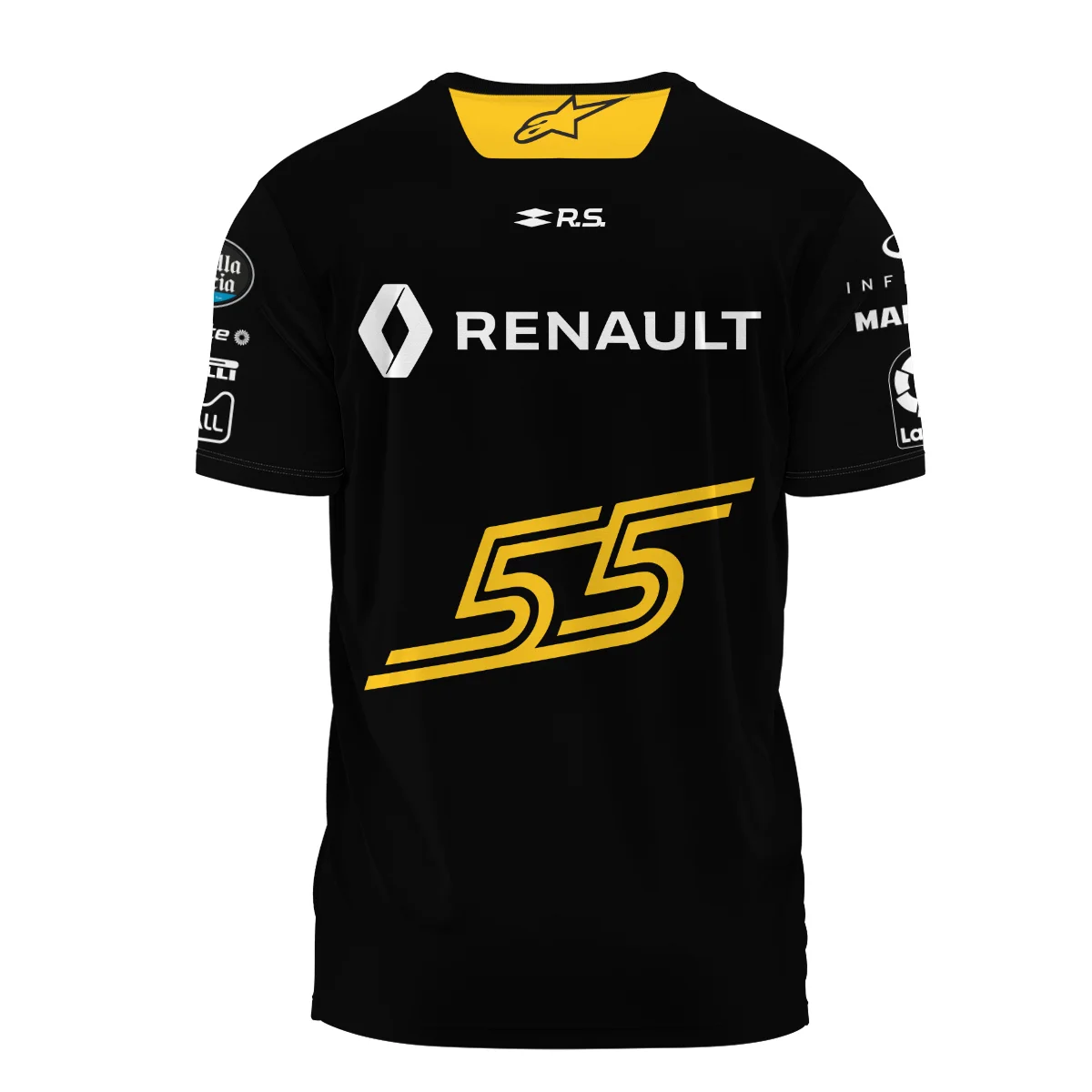 2018 Carlos Sainz Racing Suit Renault F1 T-Shirt BLVACS190825A1TS - Image 3