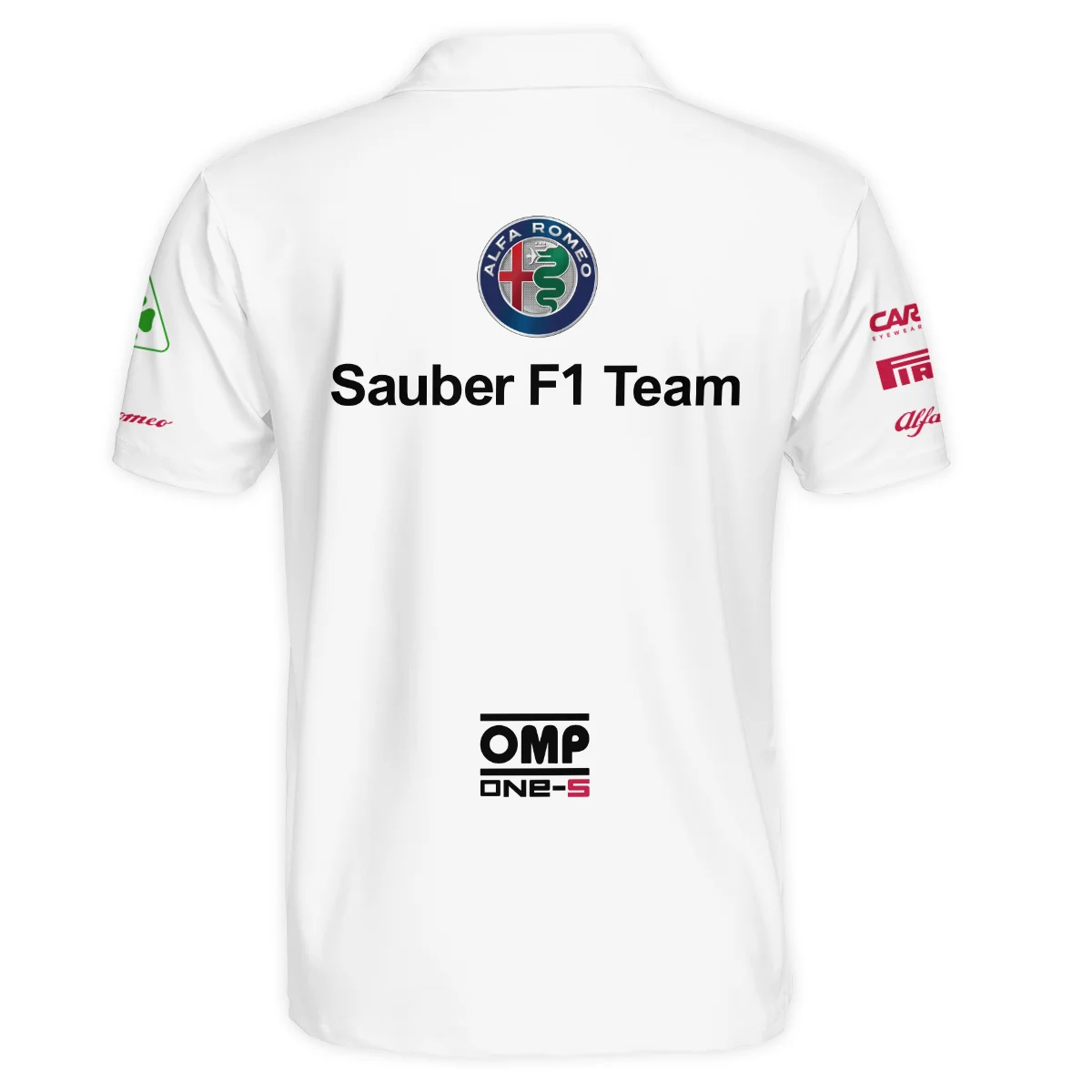 2018 Charles Leclerc Racing Suit Alfa Romeo Sauber F1 Polo Shirt BLVACL260825A6PL - Image 3