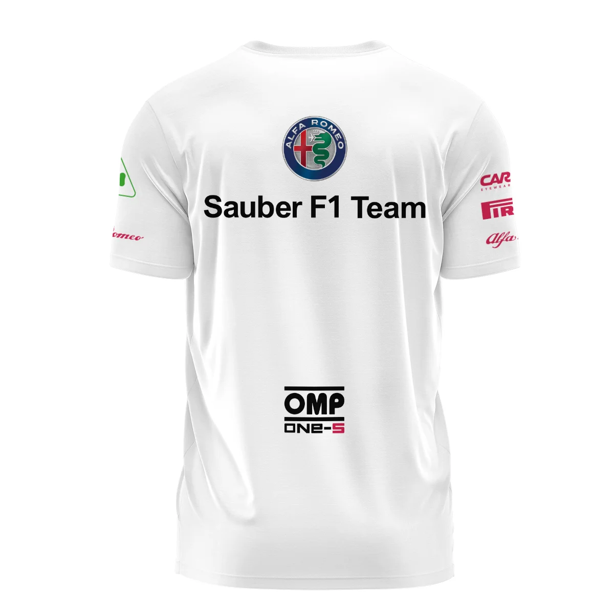 2018 Charles Leclerc Racing Suit Alfa Romeo Sauber F1 T-Shirt BLVACL260825A6TS - Image 3