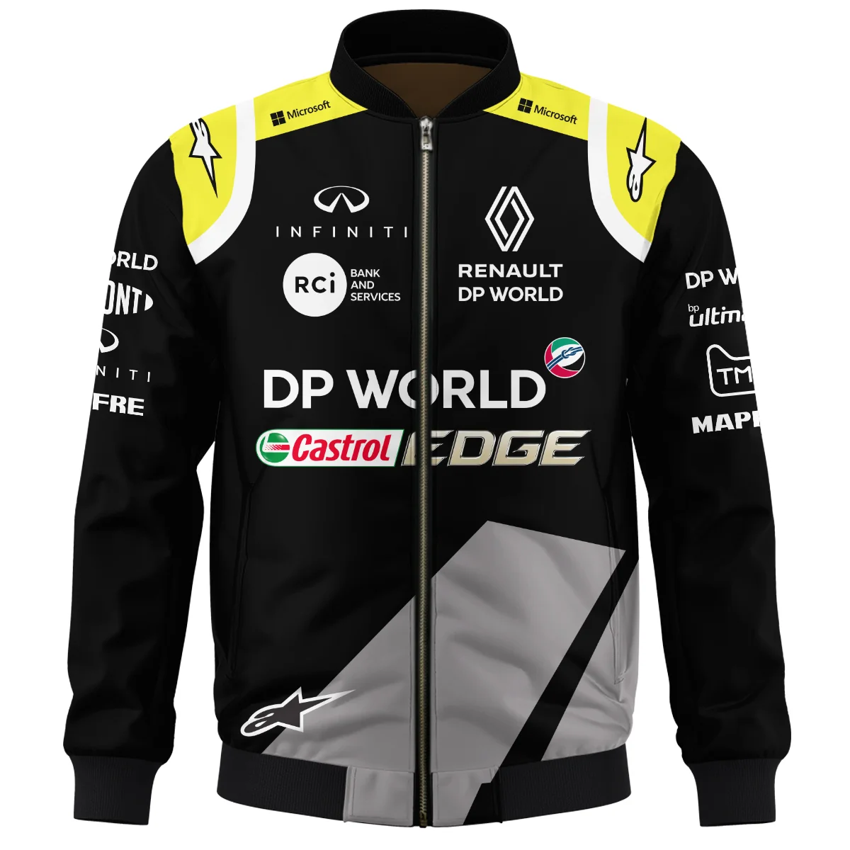 2018 Daniel Ricciardo Renault DP World Race Suit Bomber BLVA180725A01BB - Image 2