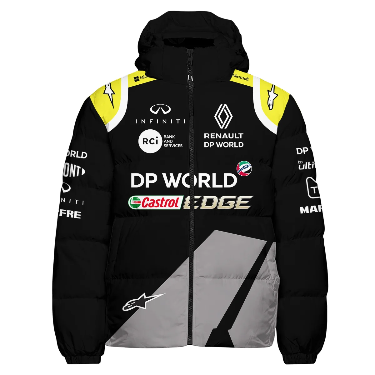 2018 Race Suit Uniform Down & Puffer Jackets For Fans BLVA180725A01HCJ-1 CleanFit - Image 2