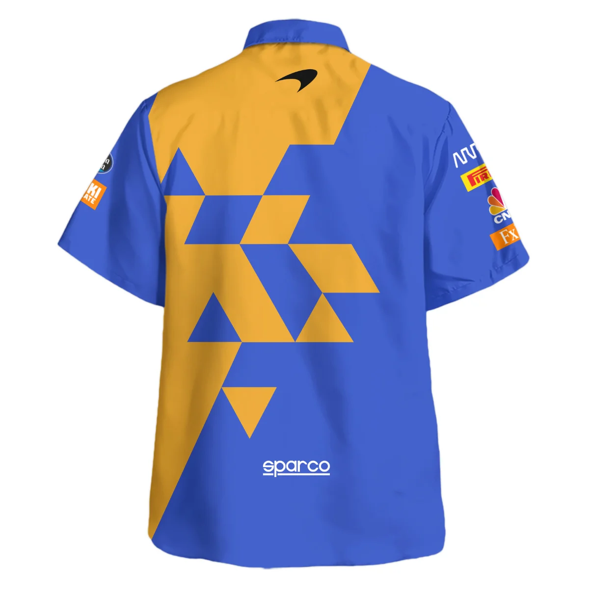 2019 Carlos Sainz Racing Suit McLaren F1 Hawaiian Shirt BLVACS190825A15HW - Image 3