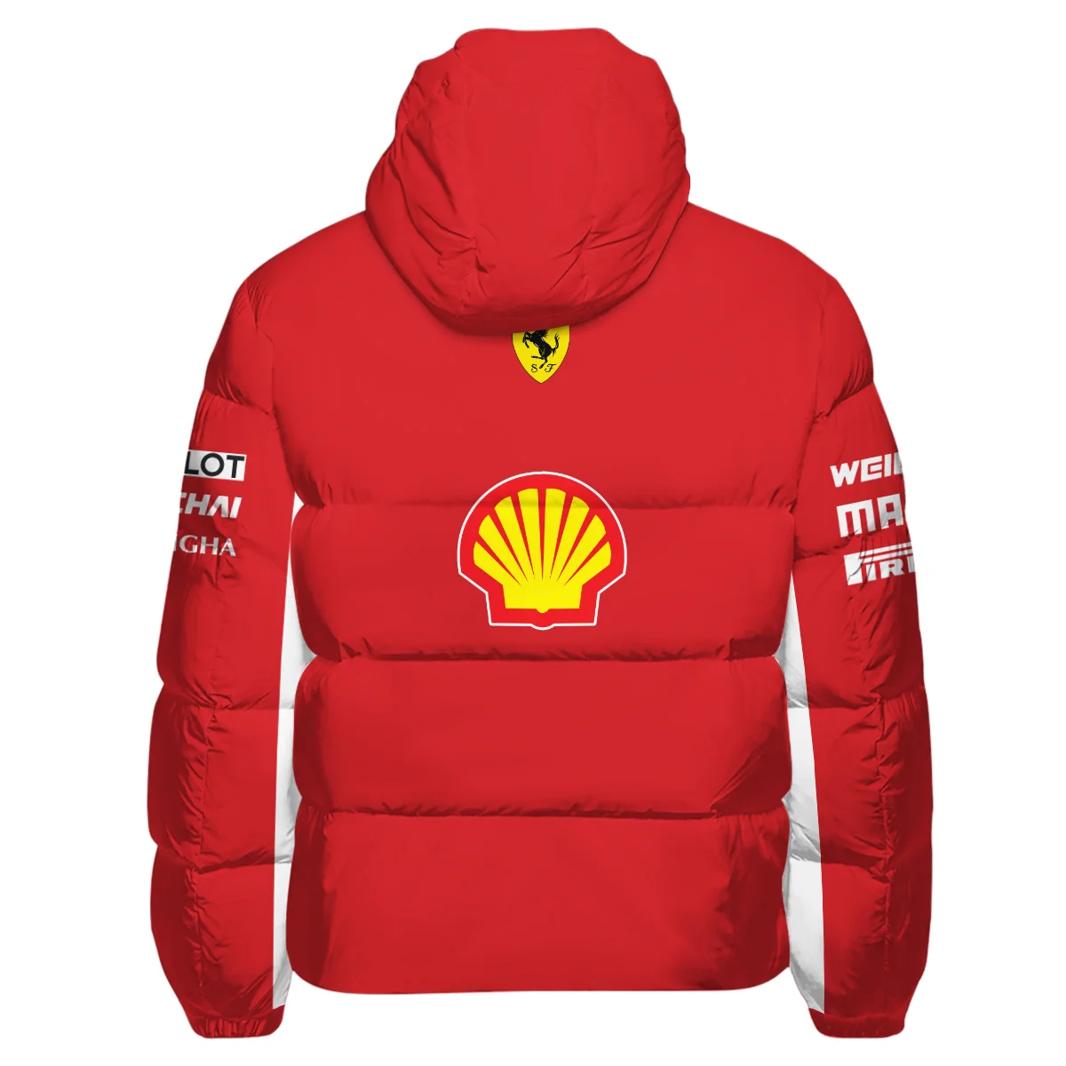 2019 Charles Leclerc Racing Suit Ferrari F1 Down & Puffer Jackets BLVACL260825A5HCJ - Image 3