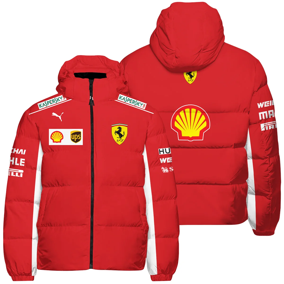 2019 Charles Leclerc Racing Suit Ferrari F1 Down & Puffer Jackets BLVACL260825A5HCJ