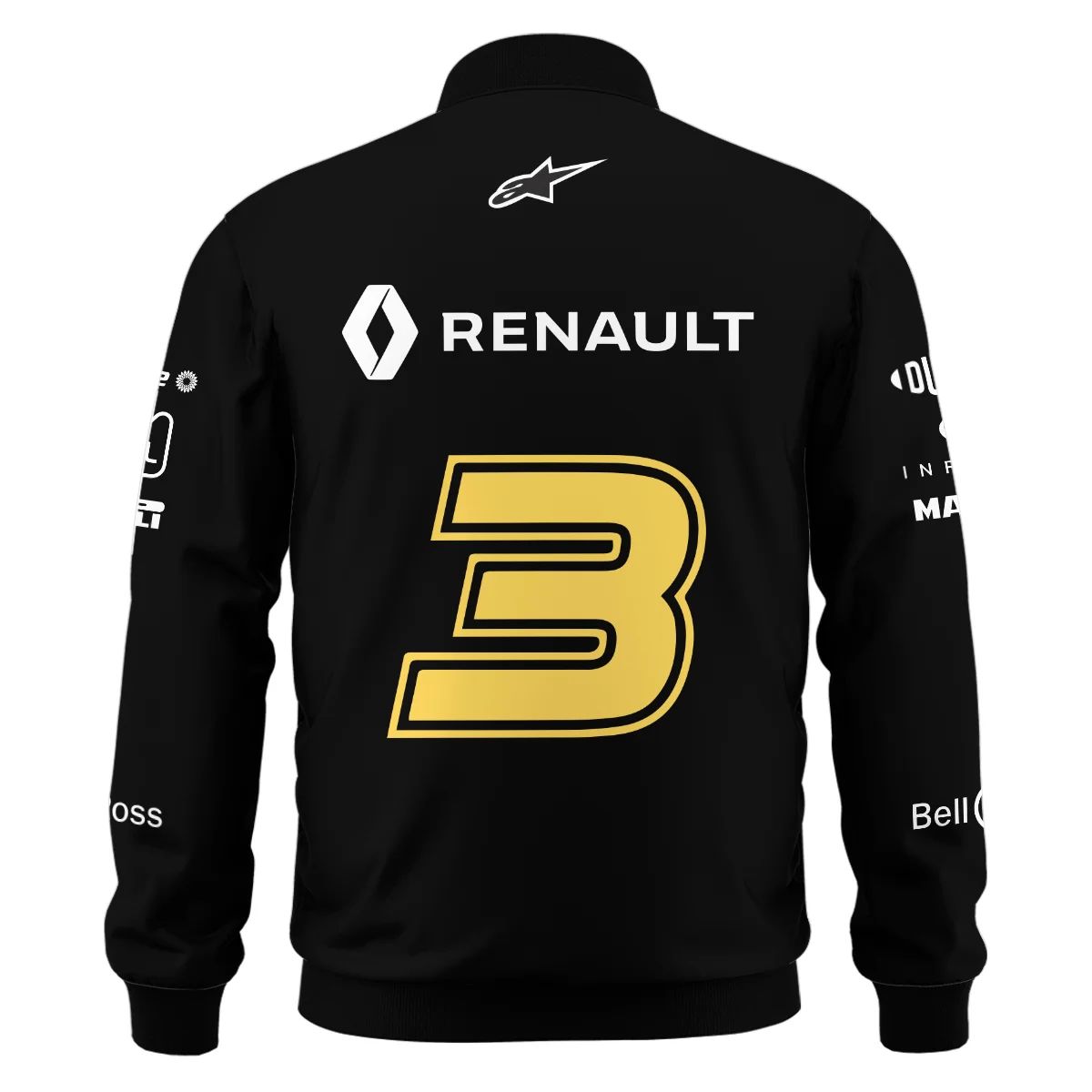 2019 Daniel Ricciardo Renault F1 Team Race Suit Bomber BLVA180725A02BB - Image 3
