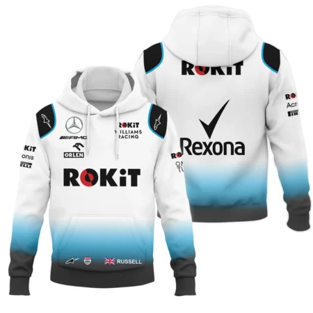 2019 George Russell Racing Suit Williams F1 Hoodie BLVAGR080925A5HD - Trackside Outfit