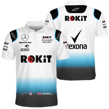 2019 George Russell Racing Suit Williams F1 Polo Shirt BLVAGR080925A5PL - Pit Lane Clothing