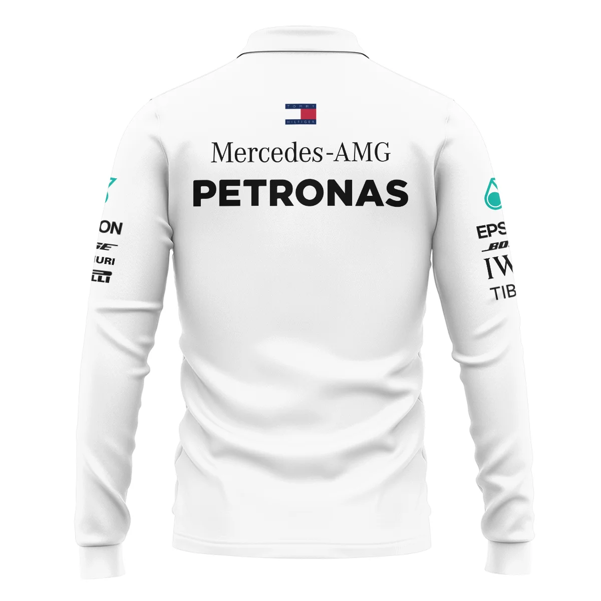 2019 Lewis Hamilton Racing Suit Mercedes F1 Long Polo Shirt BLVALH260825A5LPL - Image 3