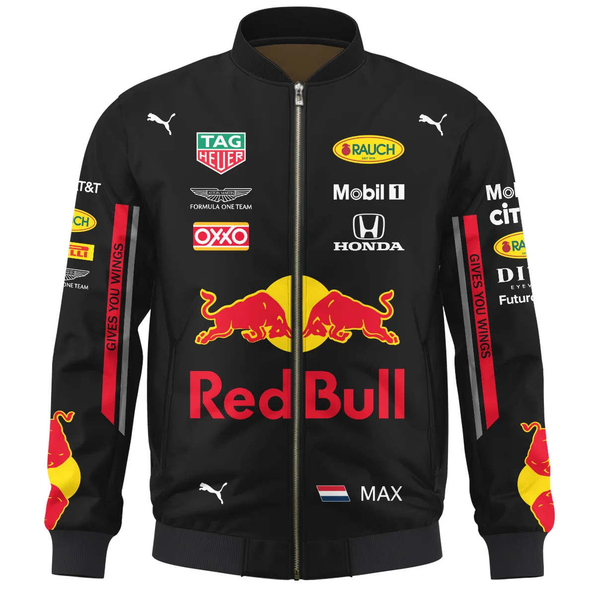 2019 Max Verstappen Racing Suit Red Bull Racing F1 Bomber BLVAMV281125A4BB - Image 2