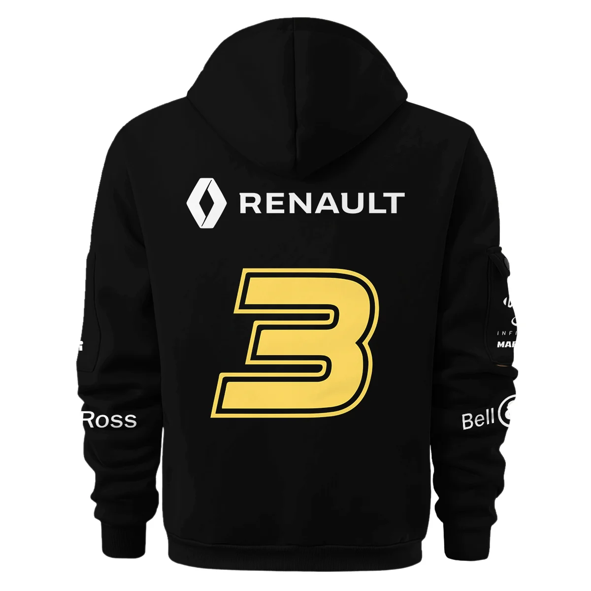 2020 Daniel Ricciardo Renault Alpinestars Race Suit Hoodie Half Zipper BLVA180725A04HDF - Image 3