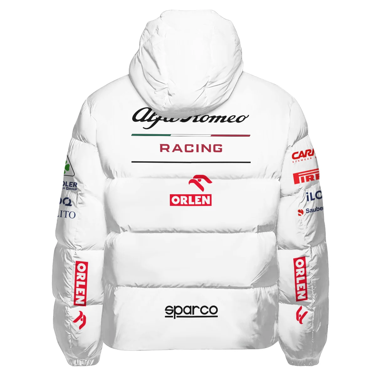 2020 Kimi Raikkonen Racing Suit Alfa Romeo F1 Down & Puffer Jackets BLVAKR191125A7HCJ - Image 3