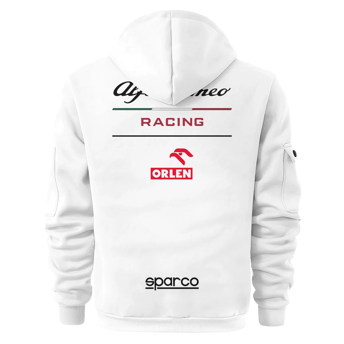 2020 Kimi Raikkonen Racing Suit Alfa Romeo F1 Hoodie Half Zip BLVAKR191125A7HDF - Image 3